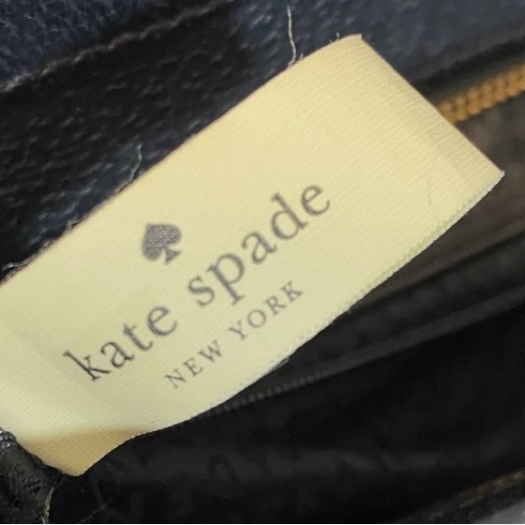 Kate Spade Black Leather Satchel with Gold Details - Picture 13 of 13